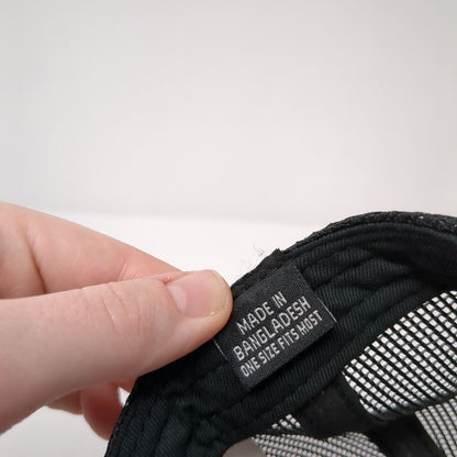 Scheels Meridian ID Patch Snapback Trucker Hat Gray One Size Mesh Back