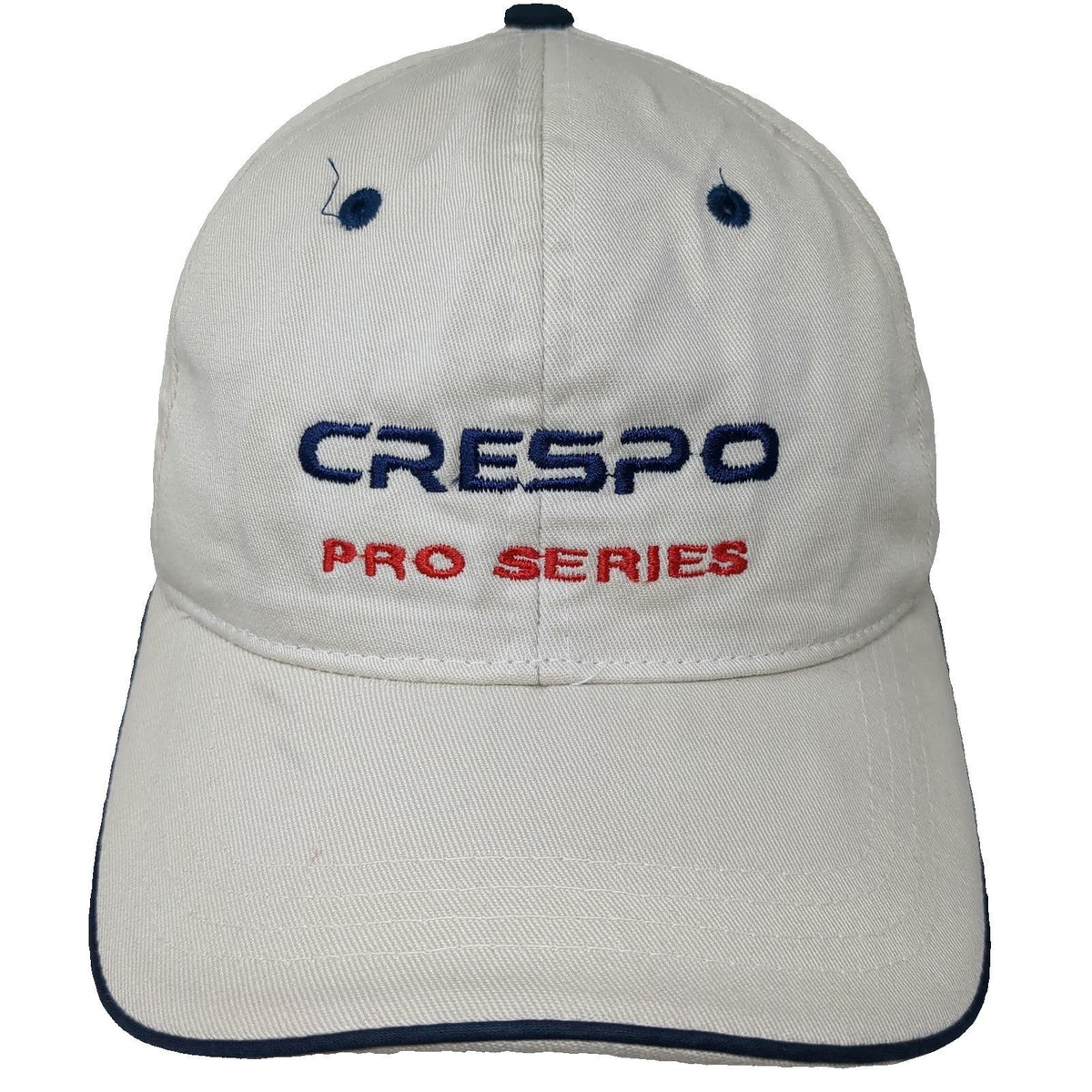 Crespo Pro Series Gloves Baseball Cap Beige Blue Red One Size Strapback Hat