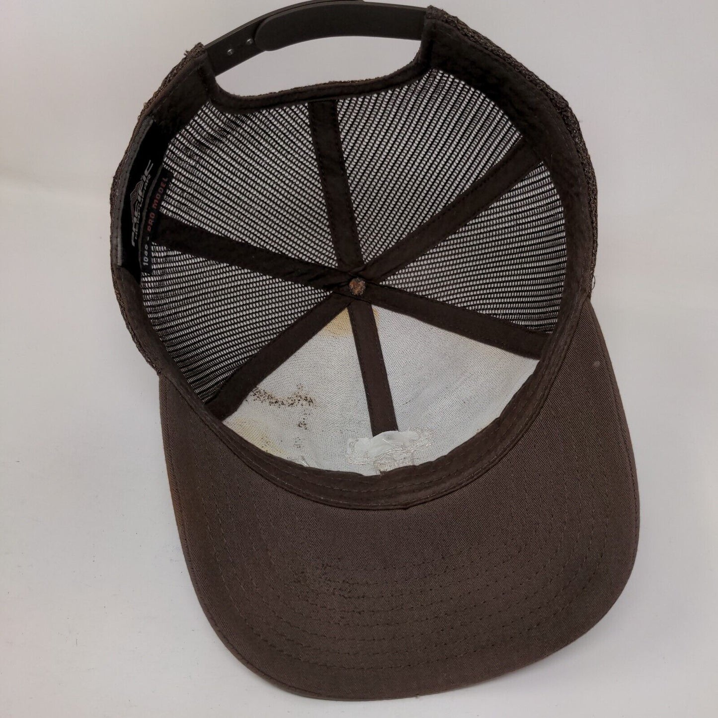 Southern Life Apparel Deer Snapback Mesh Back Trucker Hat Brown One Size