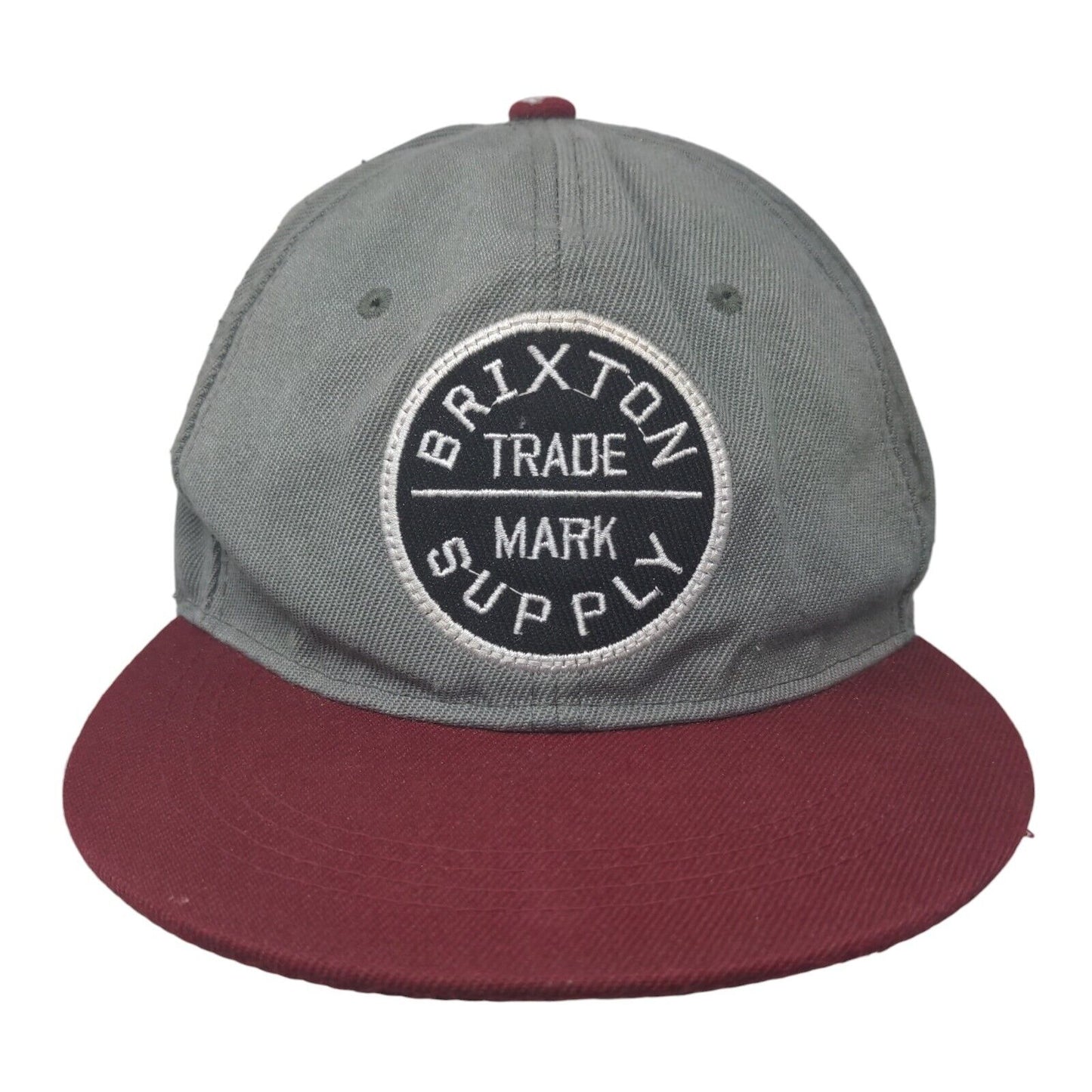 Brixton Supply Trademark Snapback Hat Multi One Size Embroidered Colorblock