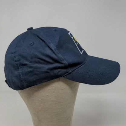 Indiana Pacers Men's Strapback Hat Blue Adjustable Embroidered Logo Cotton