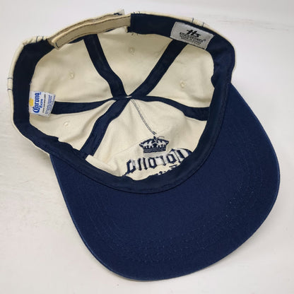HB Sportgear 5 Panel Beige Blue One Size Corona Extra Beer Contrast Stitch Hat