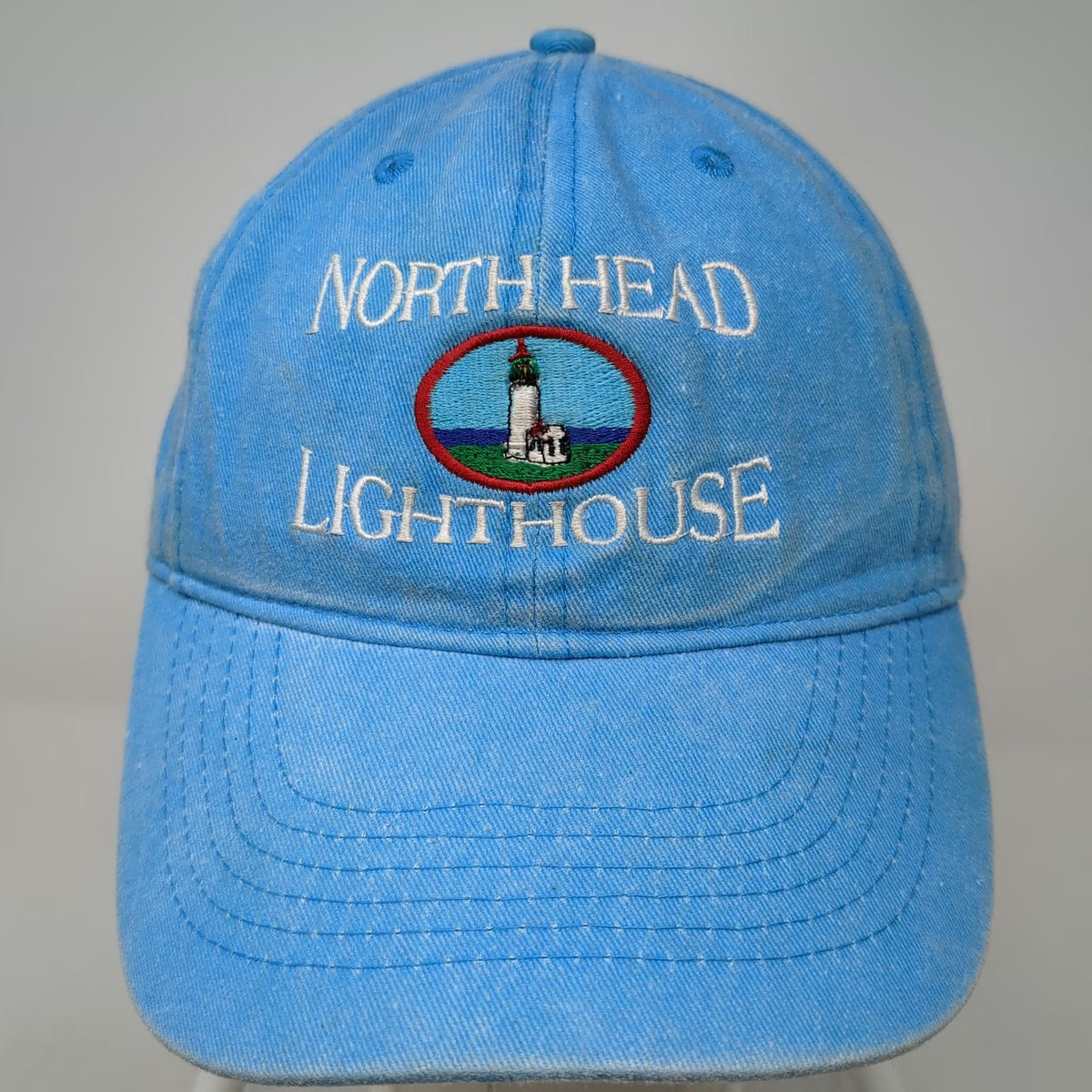 Triangle Sport Headwear North Head Lighthouse Blue Baseball Cap One Size Hat