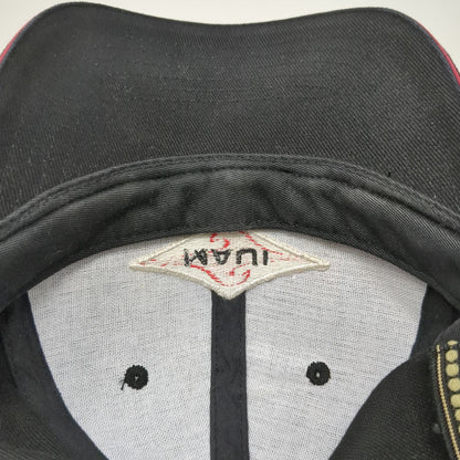 Surfware Baseball Cap Black One Size Maui Hawaii Diamond Logo Red Trim Hat