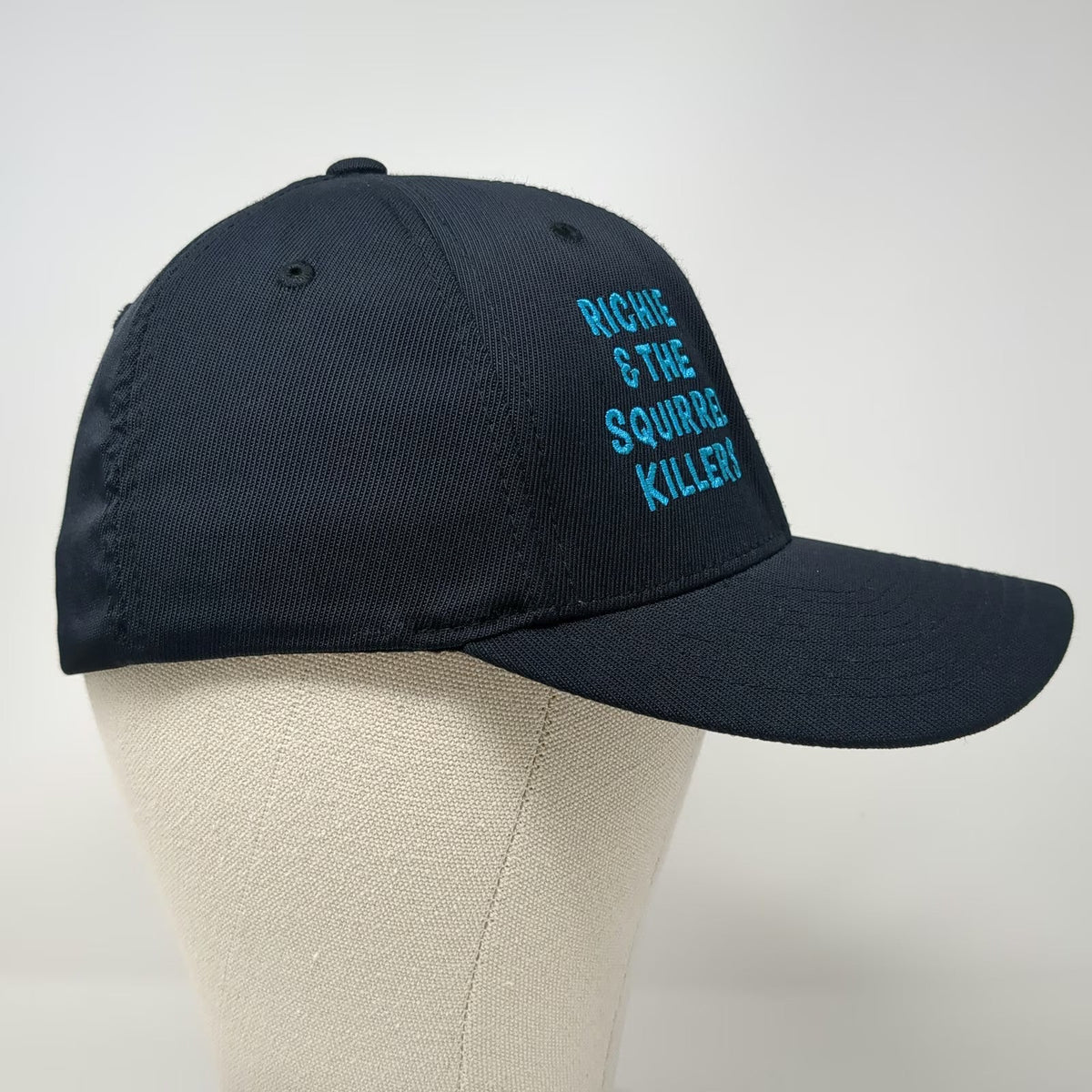 Sport-Tek Baseball Cap Blue M Flexfit Richie & The Squirrel Killers Graphic Hat