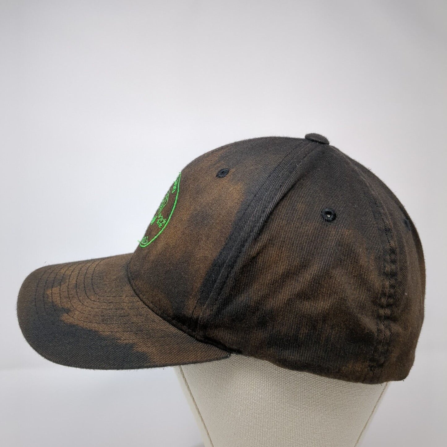 Bulldog Football Fitted Hat Black L/XL Flexfit Embroidered Port Authority