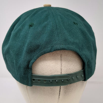 Cameo California State Parks Bear Snapback Hat Green One Size Suede Bill 6 Panel