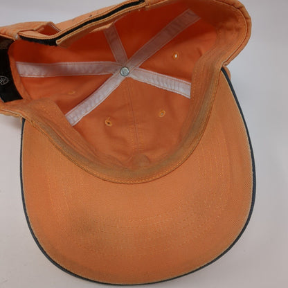 Nike Golf Strapback Hat Orange One Size Adjustable Embroidered 6 Panel