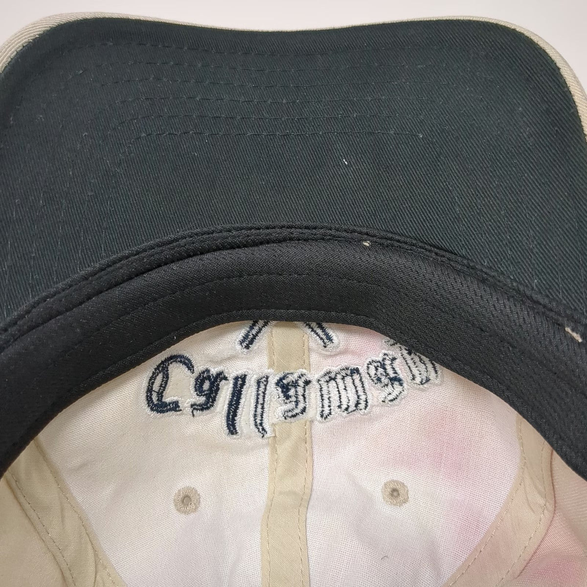 Callaway Baseball Cap Beige One Size Embroidered Logo Adjustable Strap Golf Hat