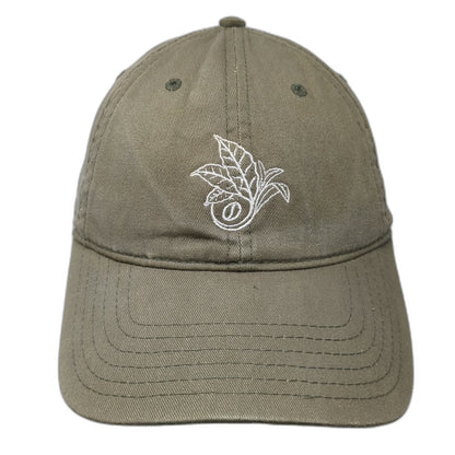 OTTO Baseball Cap Green One Size Coffee Bean Tea Leaf Cotton Slideback Logo hat