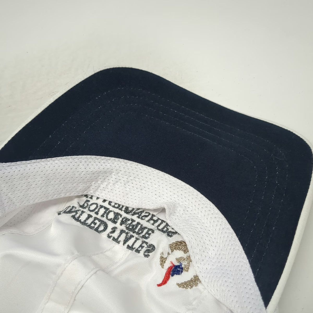 Baseball Cap White One Size US Police & Fire Championships Mesh Polyester Hat