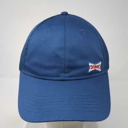 Sonic Snapback Mesh Back Hat Blue One Size Adjustable Embroidered