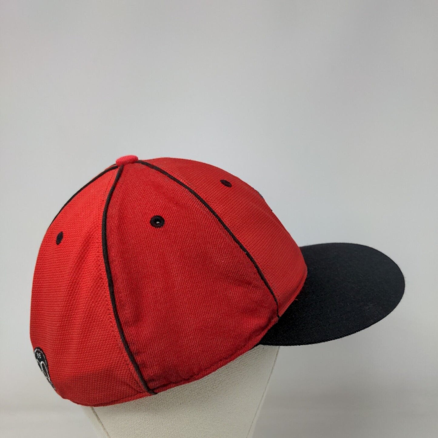 Jordan Jumpman Fitted Hat Red 7 3/8 Embroidered Colorblock 6 Panel