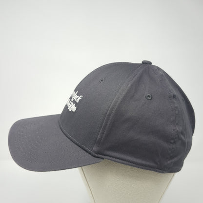 ZoomLock Fitted Hat Gray Large Embroidered 6 Panel New Era 39Thirty