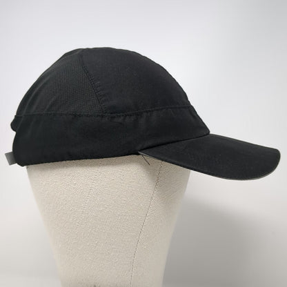Champion Baseball Cap Black One Size Strapback Mesh Reflective Polyester Hat