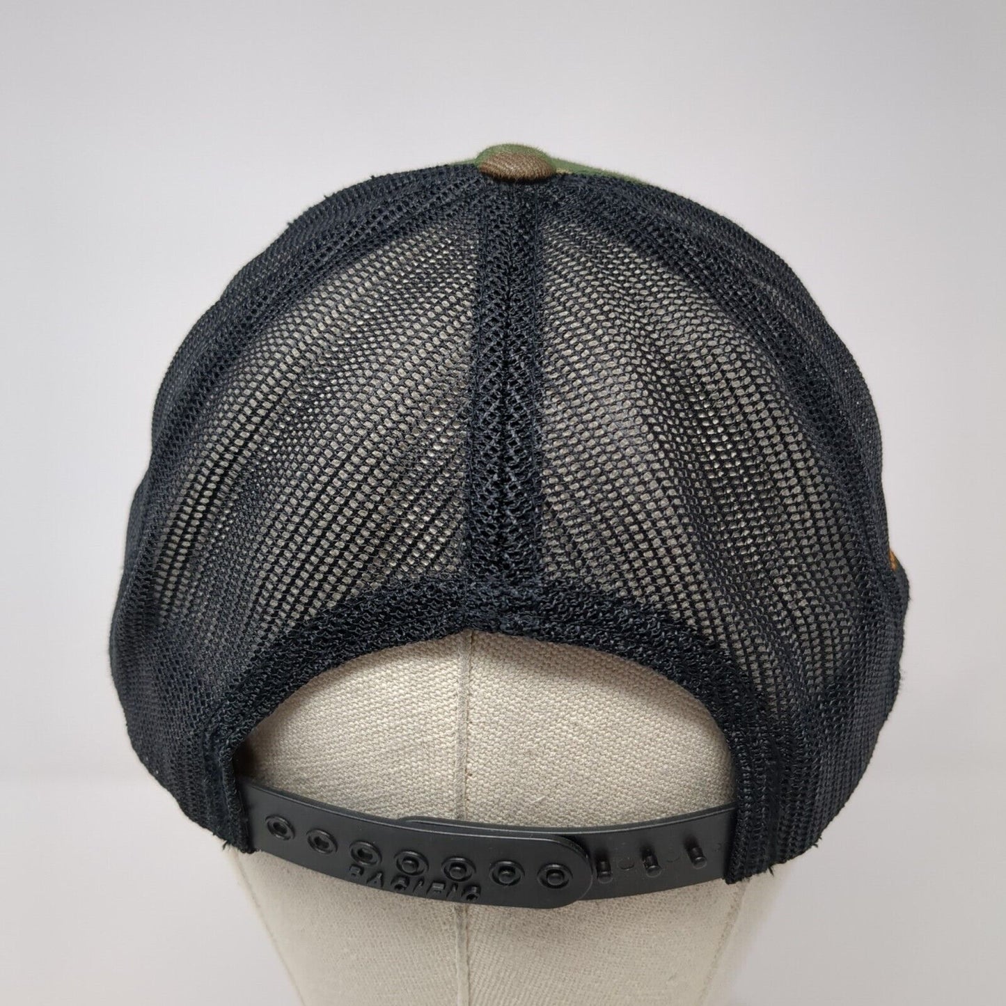 CrossFit Fireside Snapback Trucker Hat Camo One Size Pacific Headwear