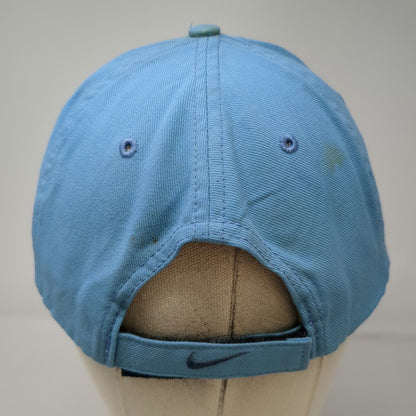 Nike Baseball Hat Blue Adjustable Strapback Embroidered Swoosh Vintage Red Tag
