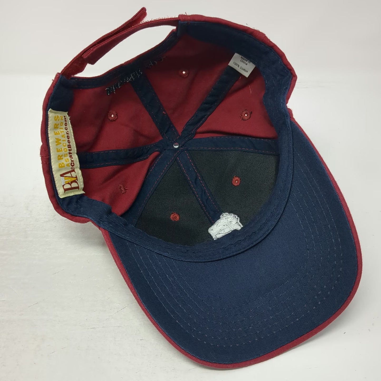 Red Baseball Cap One Size Great American Beer Festival 2014 Brewer Hat Cotton