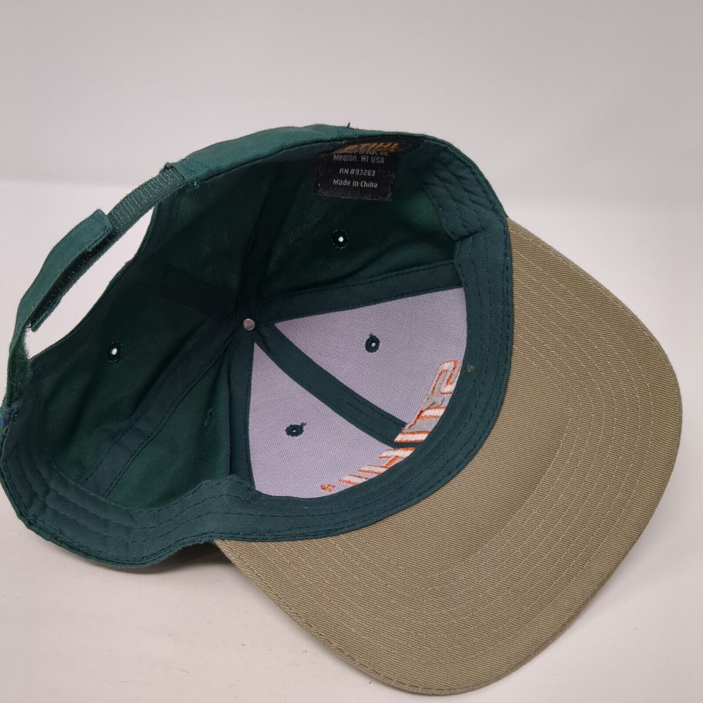 STIHL Outfitters Strapback Hat Multi One Size Colorblock Embroidered