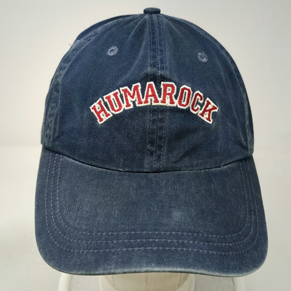 Ahead Baseball Cap Blue One Size Hat Humarock Arched Logo Strapback Adjustable