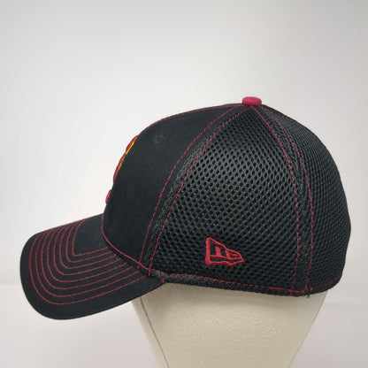New Era USC Trojans NCAA Cap Black M 39THIRTY Mesh Stretch Stitching Logo Hat