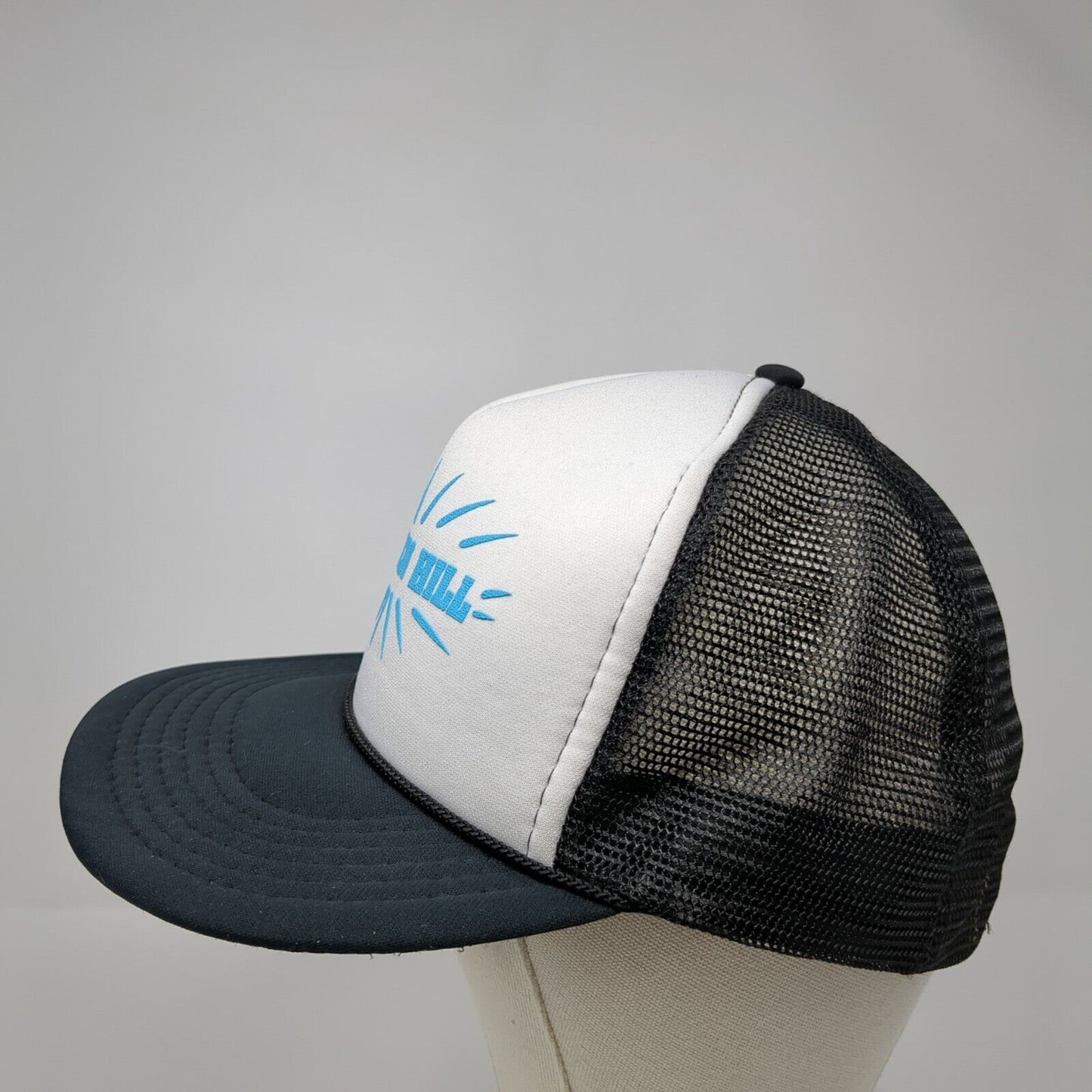Hayden Hill Snapback Rope Trucker Hat Black One Size Mesh Back Colorblock
