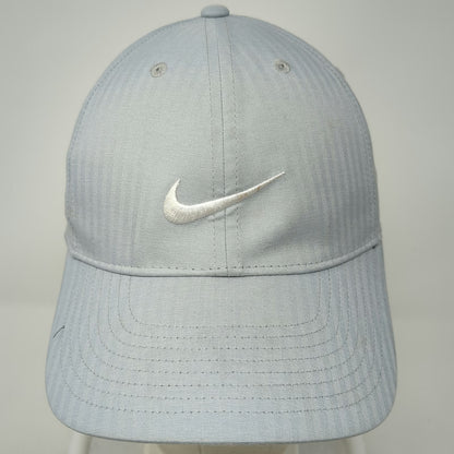 Nike Baseball Cap Gray One Size Dri-FIT Legacy91 Slideback Swoosh Pinstripe Hat