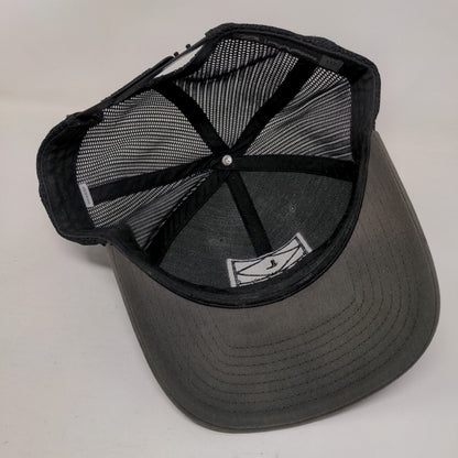 Longboard Snapback Mesh Back Trucker Hat Gray Adjustable Richardson