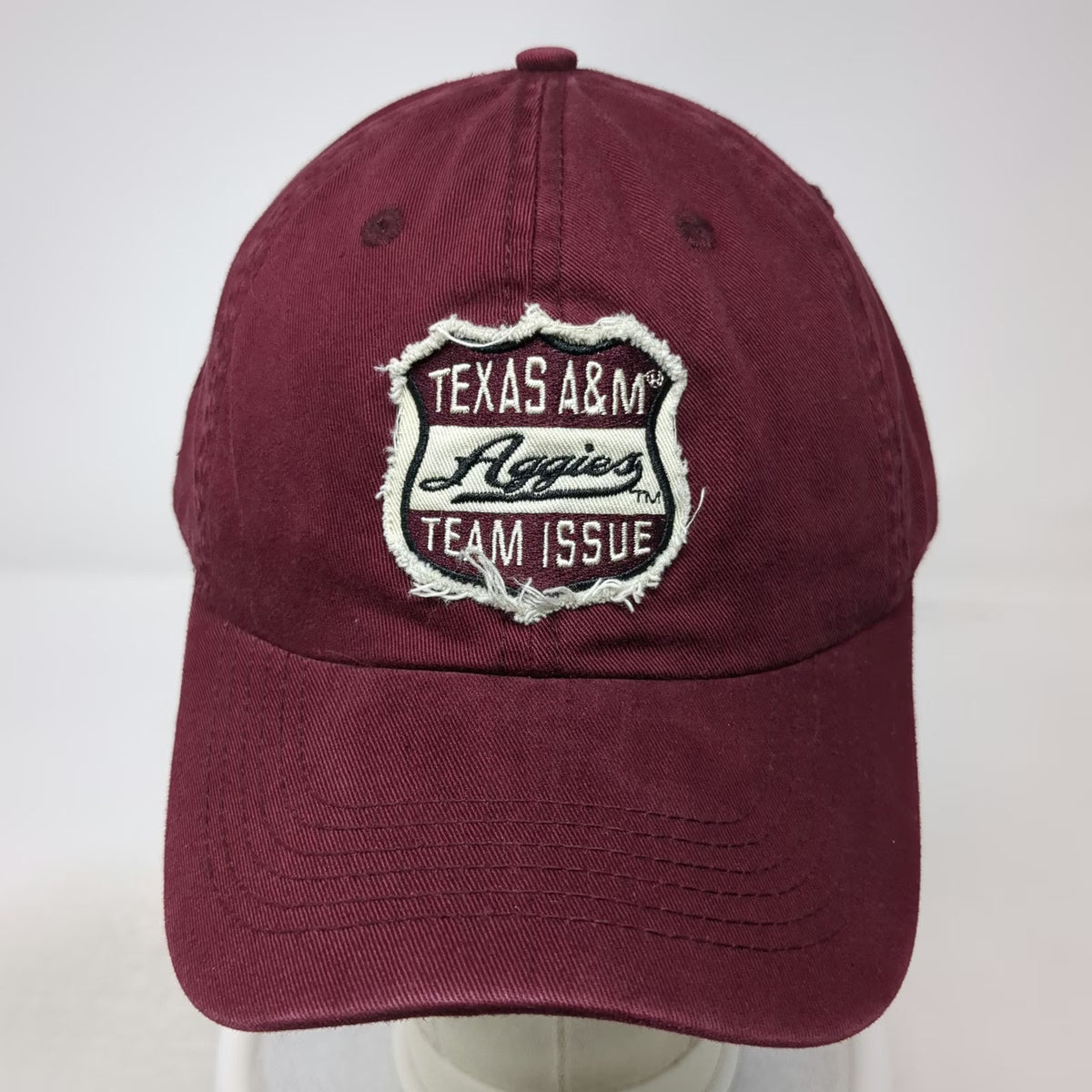 Champion Texas A&M Aggies NCAA Red XL Cap Hat Gig Team Issue Cotton Patch Logo