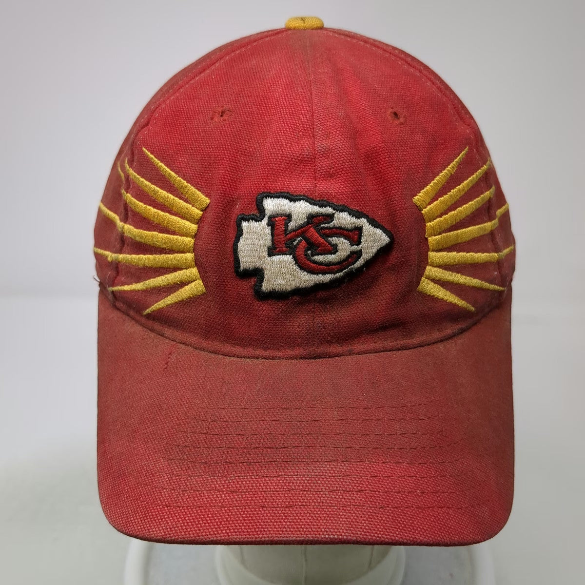 Starter Kansas City Chiefs NFL Red Baseball Cap Sunburst Pro Line Hat Vintage