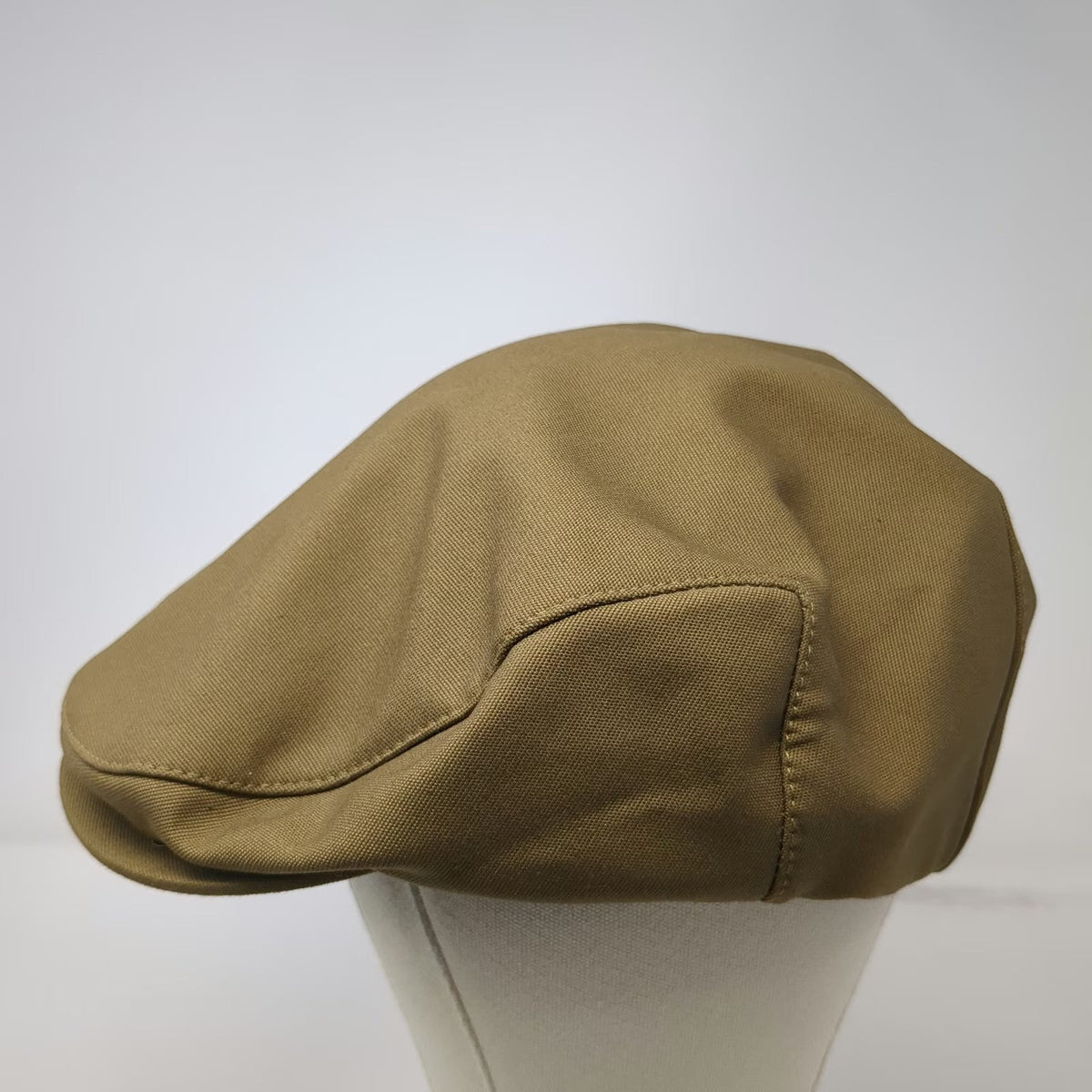 Duluth Trading Co Newsboy Cap Brown XL Fitted Fleece Lined Cotton Spandex Hat