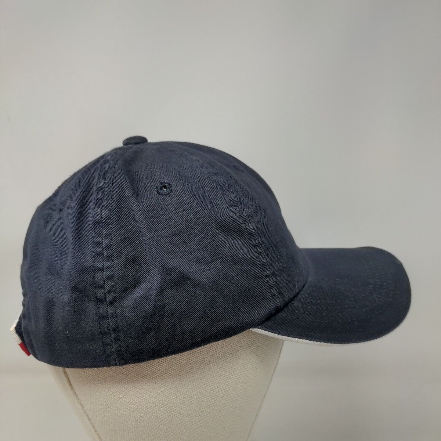 Nationals Skull Strapback Hat Blue One Size Embroidered Port Authority