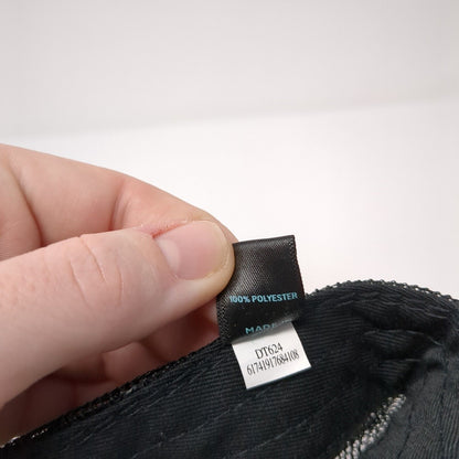 Mtn. View Football Snapback Trucker Hat Black OS Adjustable Mesh Back District