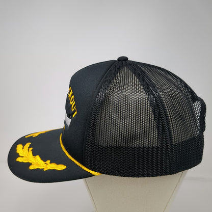 Visibly Toxic Trucker Hat Black One Size USS Blackout 48HR Bender Scrambled Eggs
