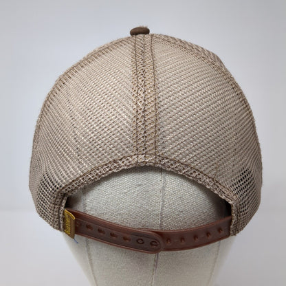 Can't Stop The Flop Snapback Trucker Hat Brown One Size Mesh Back