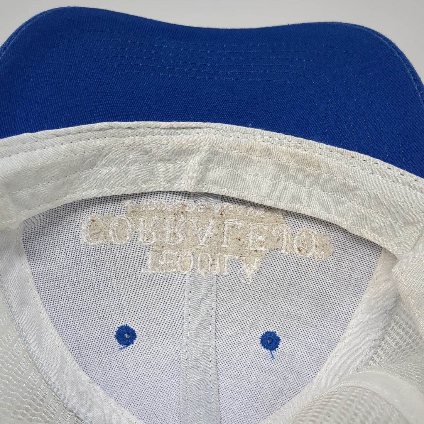 Tequila Corralejo Baseball Cap Blue One Size Mesh Back Strapback hat Embroidery