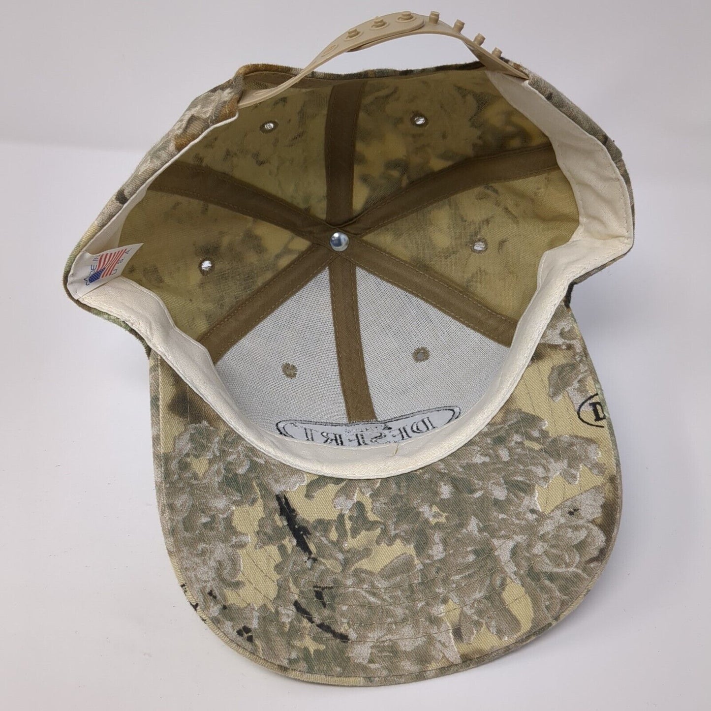 King's Desert Shadow Snapback Hat Camouflage OS Adjustable Vented Holes 6 Panel
