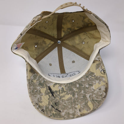 King's Desert Shadow Snapback Hat Camouflage OS Adjustable Vented Holes 6 Panel