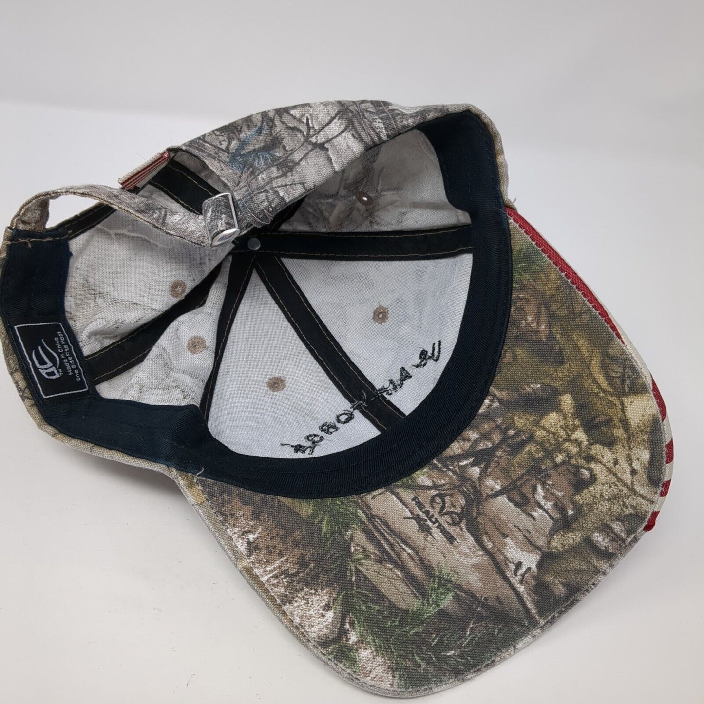US Air Force Msgt. Ret Slideback Hat Camo One Size Hunting Outdoor Cap