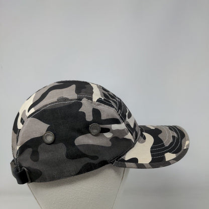 KB ETHOS Slideback 5 Panel Hat Gray Camo One Size Adjustable Vent Holes