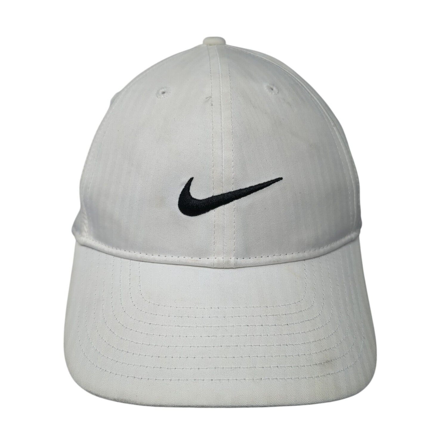 Nike Slideback Hat White One Size Adjustable Embroidered Legacy91 Dri-Fit