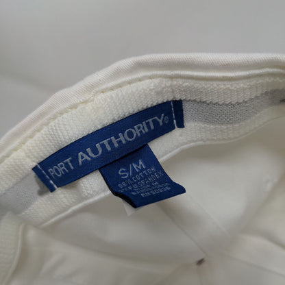 Port Authority Men's Fitted Hat S-M Embroidered MSU Ice Hockey Logo Cotton Blend