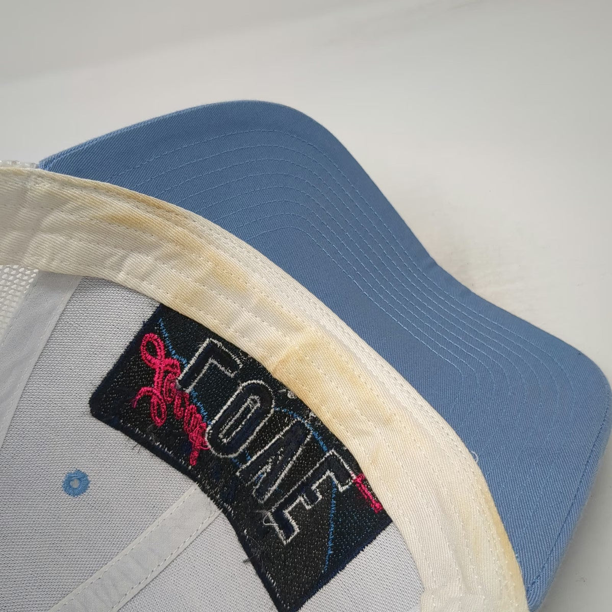 Richardson Trucker Hat Blue One Size Rhode Island Local Love Ocean State Patch