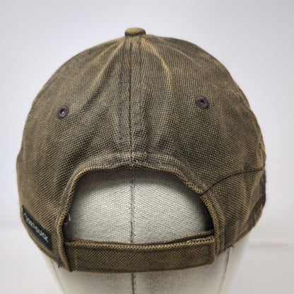 DRI DUCK Vega Baseball Cap Brown One Size Distressed Fish Wildlife Strapback Hat