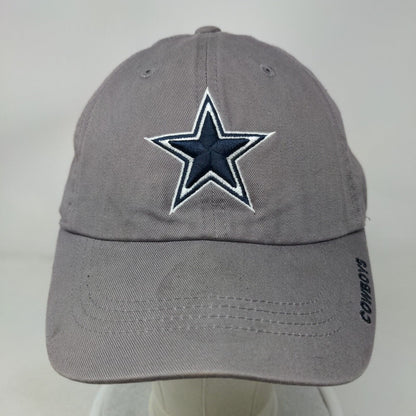 NFL Dallas Cowboys Slideback Hat Gray OSFA Embroidered Logo Spell Out