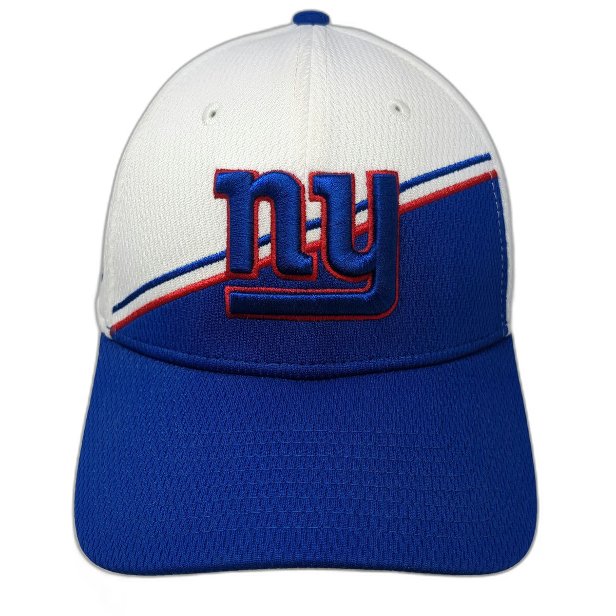 New Era New York Giants NFL Cap Blue White L 39THIRTY Stretch Fit Curved Brim