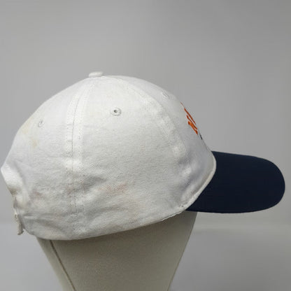 Nassau Bahamas Anchor Baseball Cap White Blue Orange One Size Hat Strapback
