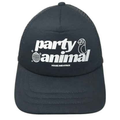 Port Authority Trucker Hat Black One Size Party Animal House and Hyrox Mesh Back
