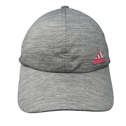 Adidas 3 Stripes Strapback Hat Gray One Size Adjustable Piping Outdoor