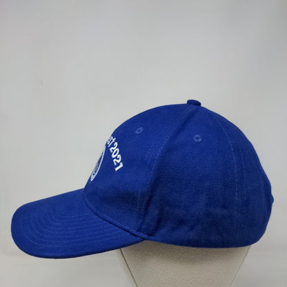 Skip Bo Fest 2021 Slideback Hat Blue OSFA Adjustable Embroidered 6 Panel